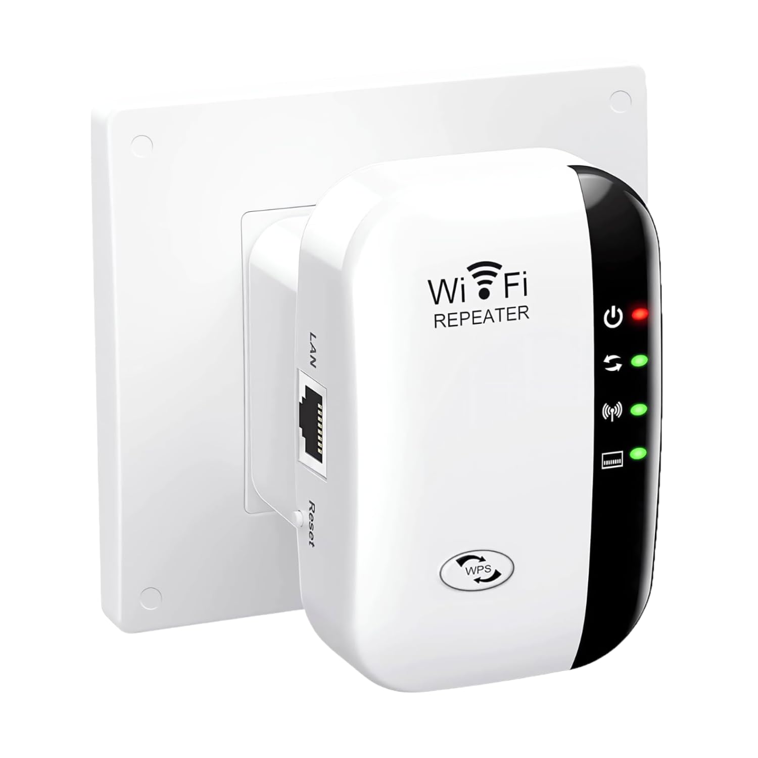 2025 Newest Wi-Fi Amplifier, WiFi Amplifier, WiFi Repeater with Ethernet Port, Covers up to 3600 sqm and 45 Devices, Quick Setup, UK Plug (White)-picture-24