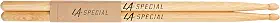 promark Baquetas de bateria LA Specials - Baquetas 5B - Conjunto de baquetas para bateria acústica ou eletrônica - Ponta oval de madeira - Baquetas de nogueira - Peso e tom consistentes - 3 pares