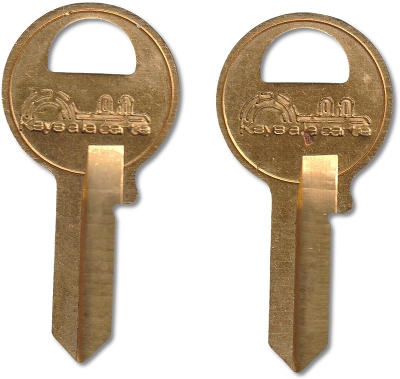 W2474 Pair (2) Replacement Keys – Cut to Code on M1 Blank for Master Lock Padlocks, Lockers & Utility Locks | KEYSALACARTE