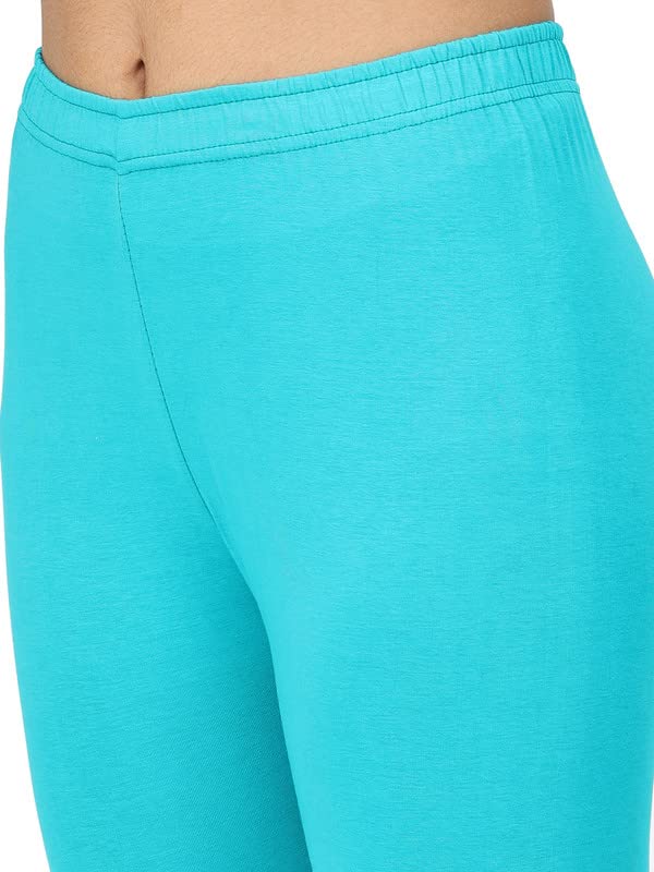 Image of Robinbosky Premium Stretchable Cotton Capri Legging for Women | Suitable for Formal wear & Casual wear | High-End Elastic Makes. The Leggings Squat Proof and Durable for Travel, Yoga, & Workout.