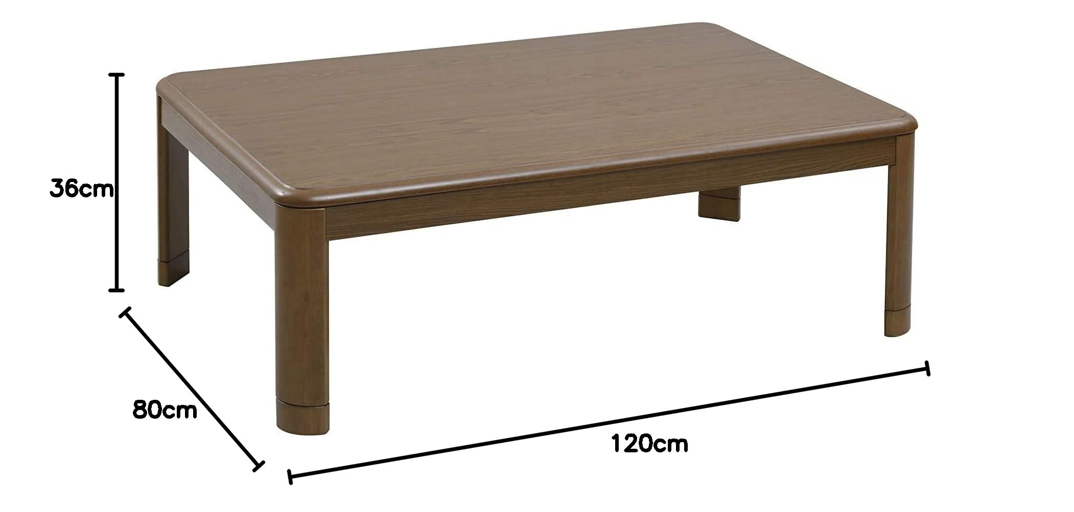 【新着商品】[山善] 家具調 こたつ テーブル 幅120×奥行80cm 長方形 Amazon | [山善] 家具調 こたつ テーブル 長方形 (幅120×奥行80cm