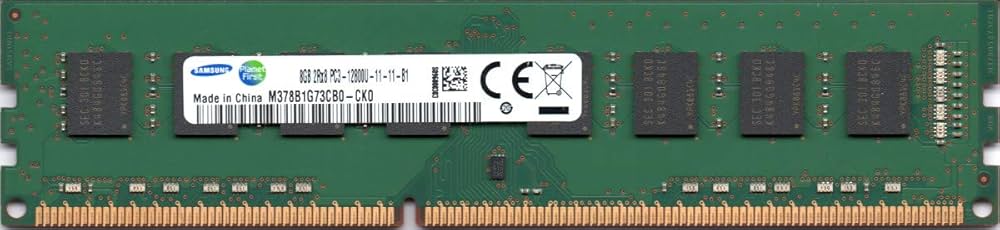 8GB SAMSUNG M378B1G73CB0-CK0 PC3-12800U 2Rx8 Desktop Memory