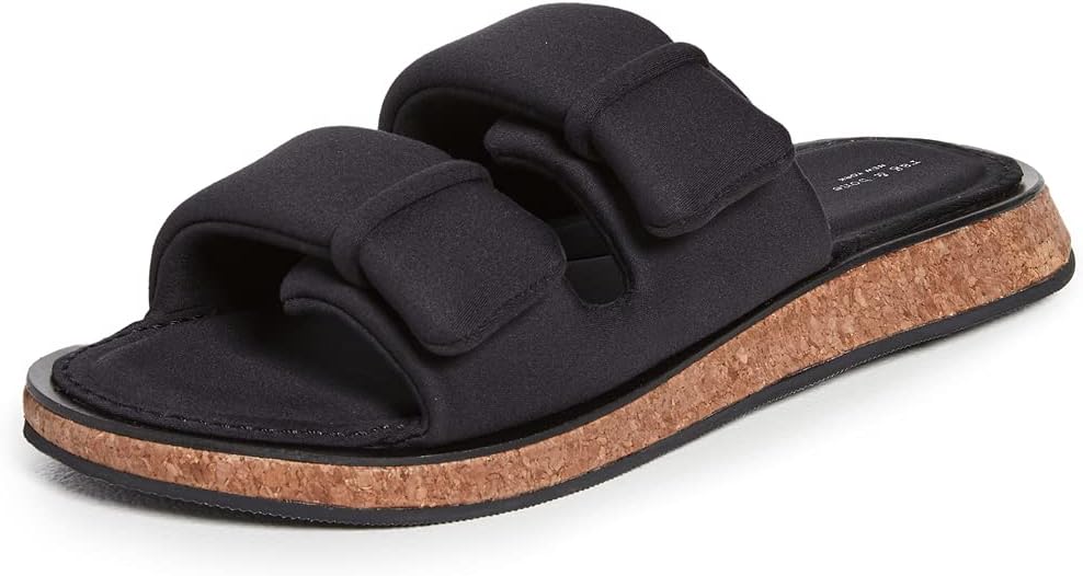 rag & bone Women's Parque Slide Sandals, Black, 9.5