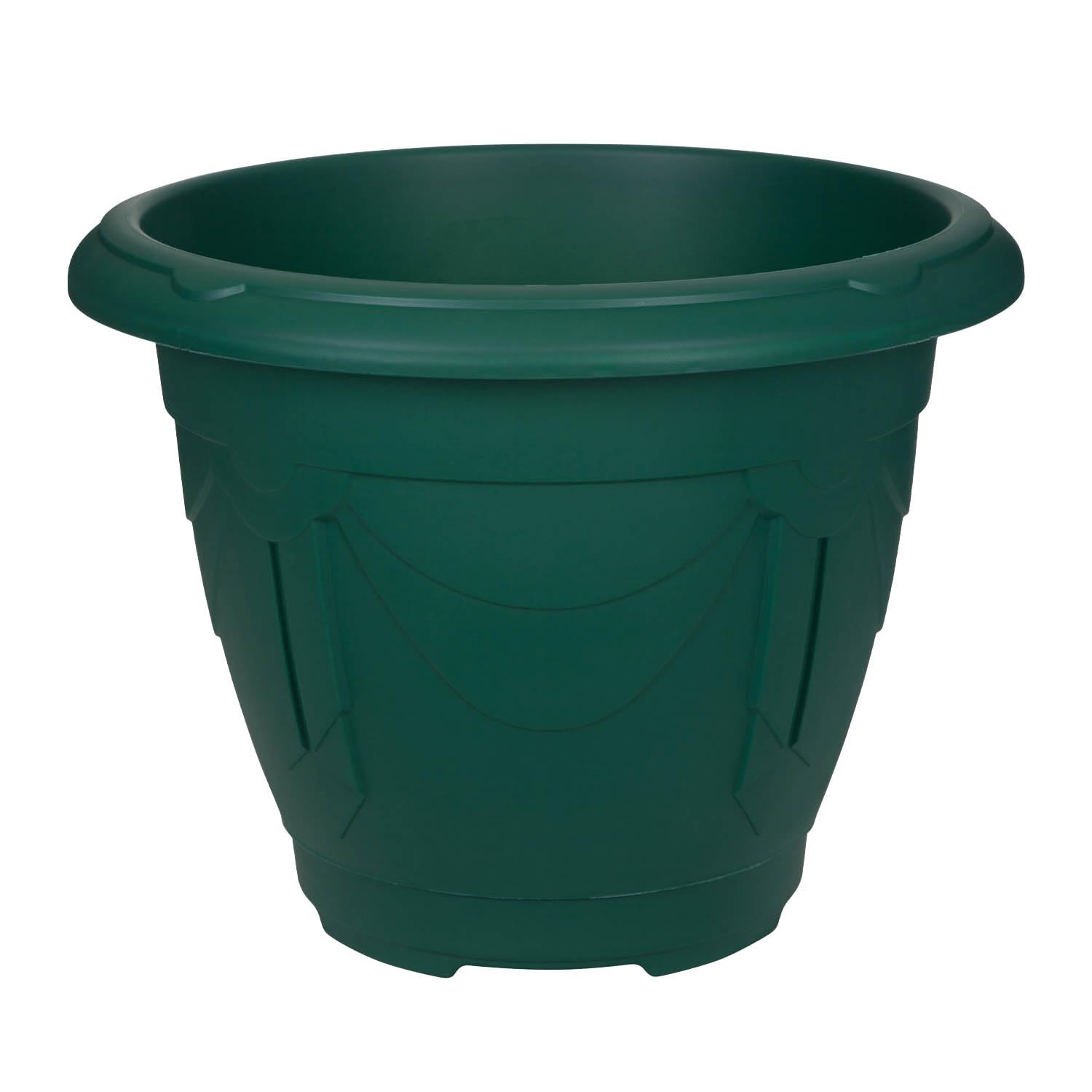 Whitefurze G02018 24cm Venetian Round Planter - Forest Green โ image 1