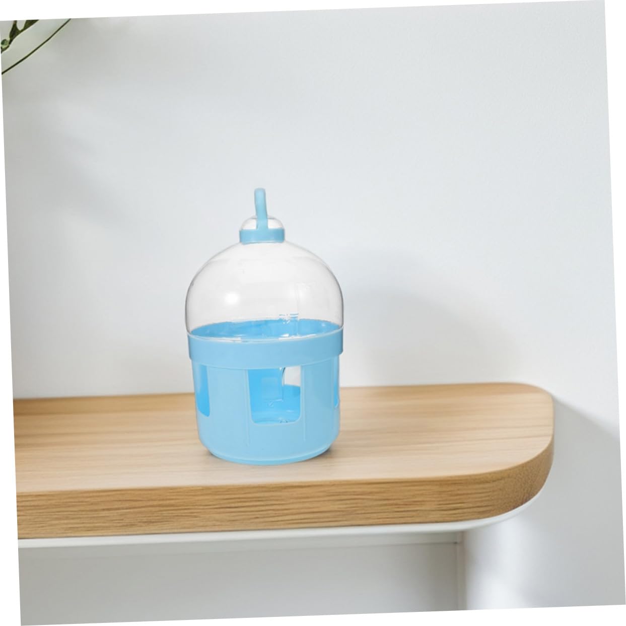 Dispensador de Agua para Palomas y Pájaros, Bebedero de Jaula Abertura Amplia, Abs Resistente, 2l Transparente, Suministros para Aves, Adecuado para Jaulas y Cuidado de Aves