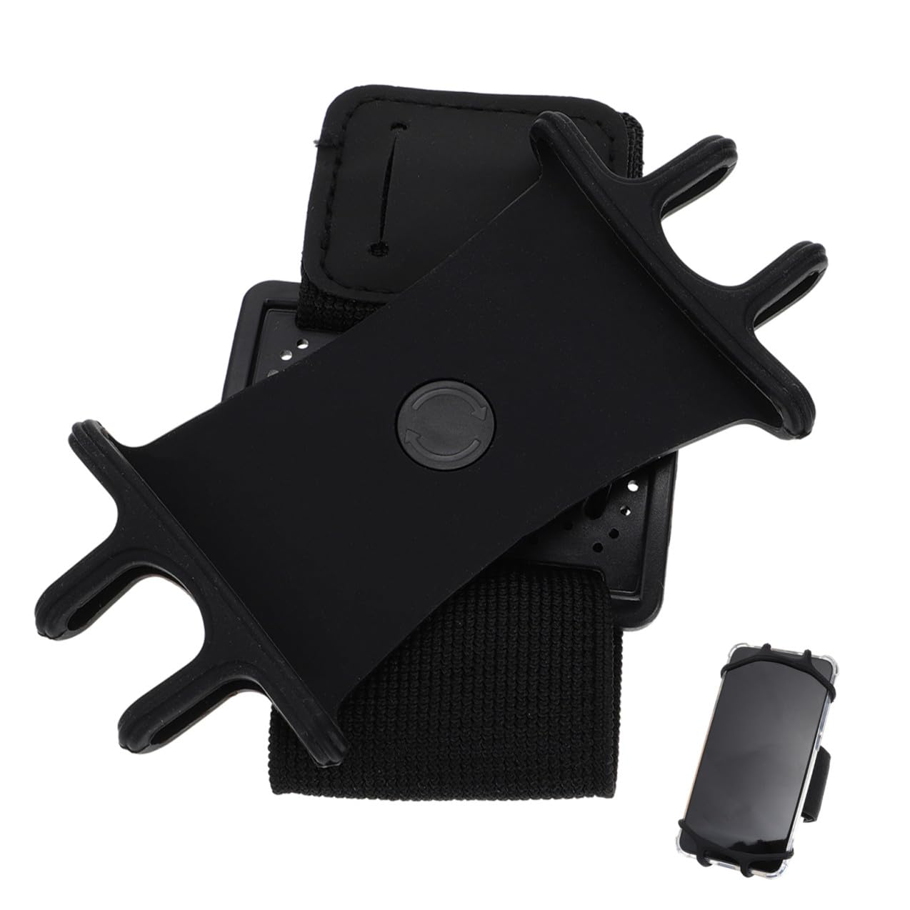 Gatuida 16 Pièces Brassard Sport Silicone pour Téléphone Portable Support de Poignet Ajustable pour Course Randonnée et Fitness Accessoire Pratique et Antidérapant pour