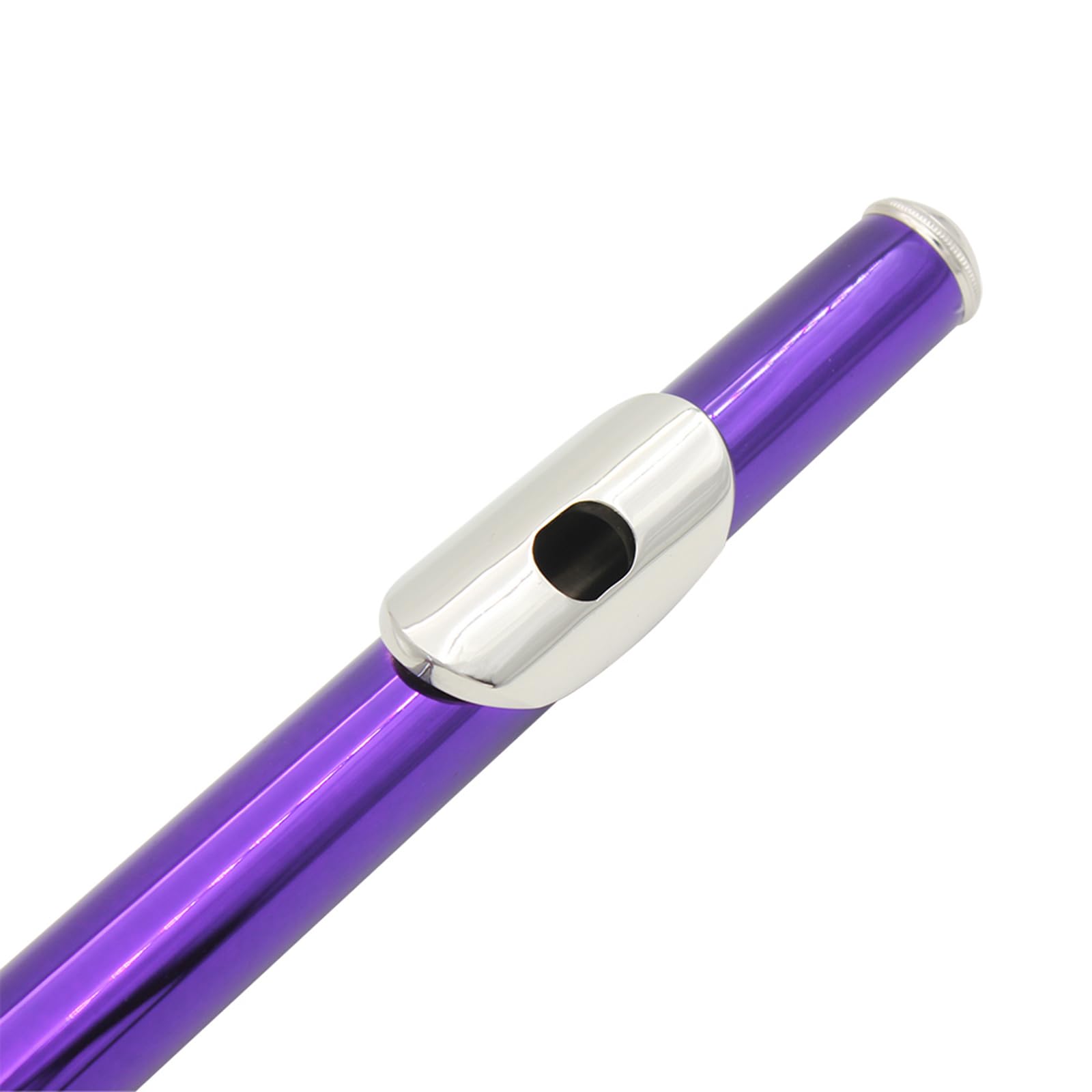 Instrumento de de madera con flauta de orificio cerrado en tono C con bastoncillo de limpieza, paño para actuaciones en y práctica Instrumento de de madera con bastoncillo de y paño