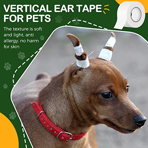 1 Inch x 30 Feet Ear Tape for Dogs and 4 Inch Bamboo Buds Non Woven Dog Ear Forms Cotton Dog Ear Swabs Self Adhesive Doberman Ear Support Bamboo Handle Ear Buds for Dogs Dog Ear Care Kit for Cat Dog 1 Inch x 30 Feet Ear Tape for Dogs and 4 Inch Bamboo Buds Non Woven Dog Ear Forms Cotton Dog Ear Swabs Self Adhesive Doberman Ear Support Bamboo Handle Ear Buds for Dogs Dog Ear Care Kit for Cat Dog