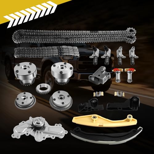 Kit de distribution par chaîne DM90738 avec pompe à eau de remplacement pour Transit 3.5L - 2