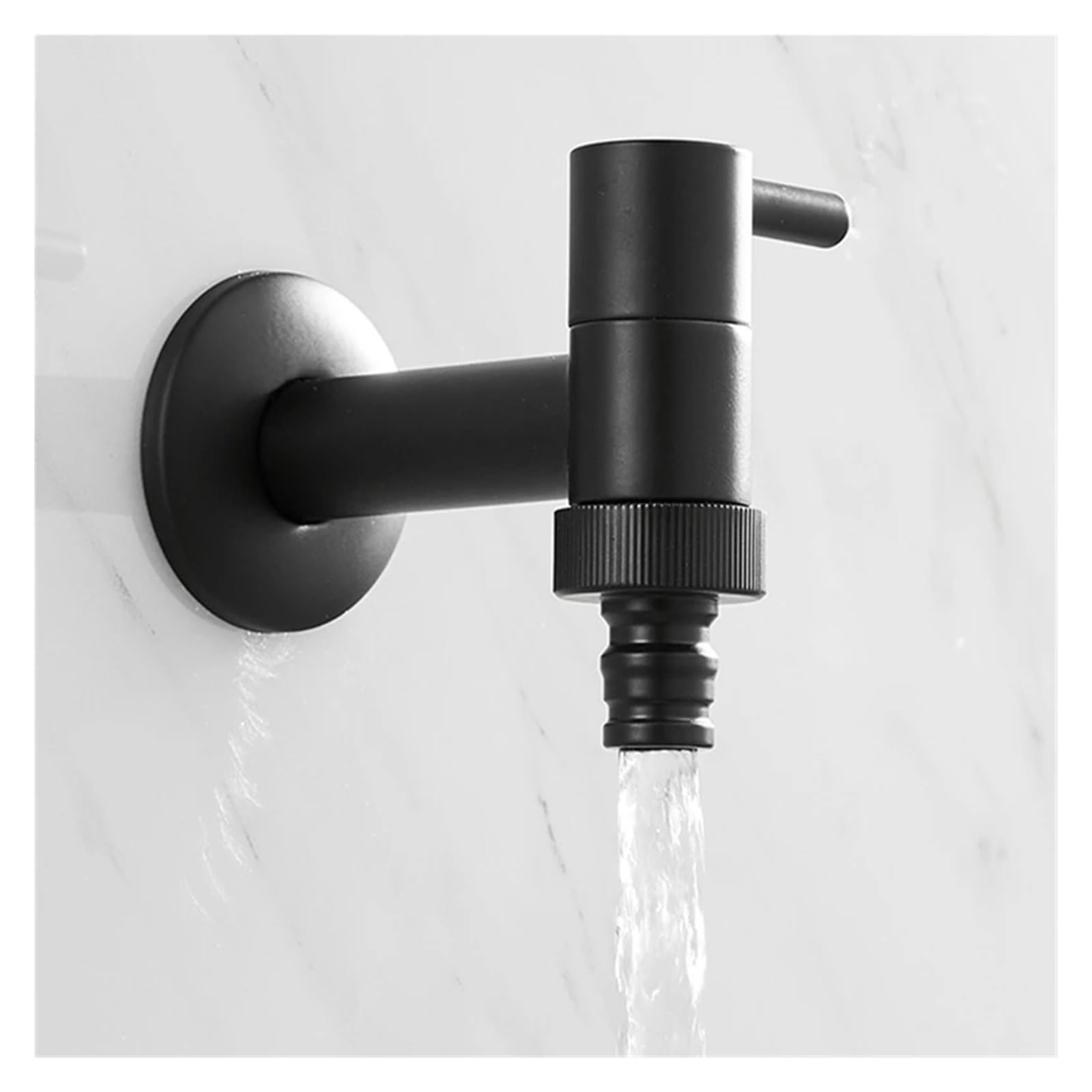 Grifo exterior montado en la pared para jardín, piscina y uso utilitario