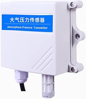 Jieotwice Waterproof Atmospheric Pressure Sensor Meteorological Monitoring Air Pressure Induction Transmitter RS485 4-20mA 0-3V Output (RS485, 1)