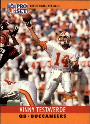 Amazon.com: 1990 Pro Set Football Card #318 Vinny Testaverde