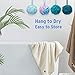 DadyMart Bath Shower Loofah Sponge 60g Bath Mesh Pouf Shower Ball Body Scrubber Exfoliating Bath Sponge for Women and Men, Set of 4, Flower