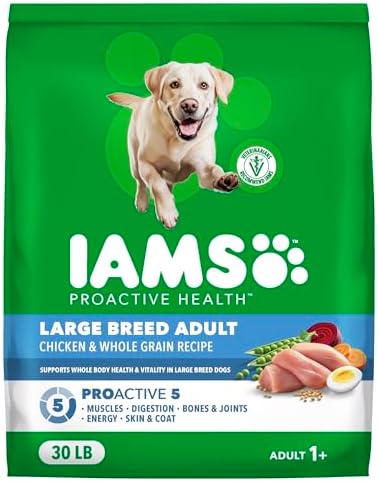 IAMS Proactive Health Large Breed Adult Dry Dog Food Chicken & Wh...