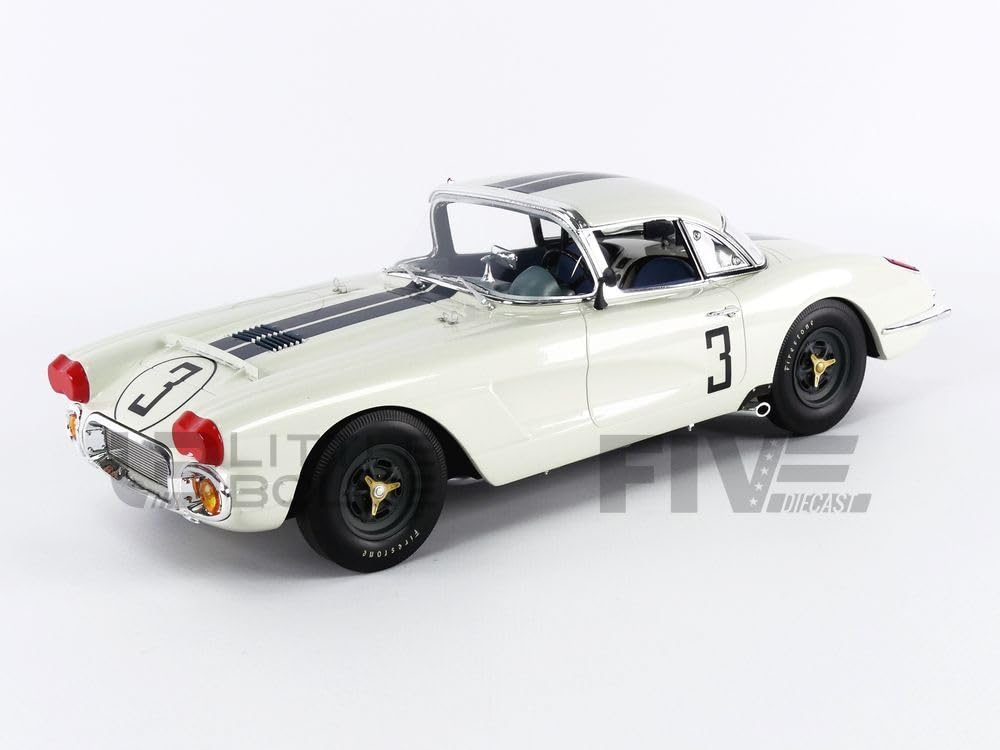 REAL ART REPLICAS 1/18 – Chevrolet Corvette Cunningham – Le Mans 1960 RAR18011