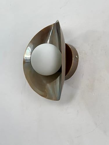 Miniatura 5 de Lámpara de pared de latón industrial moderna, lámpara de pared de mediados de siglo para dormitorio, sala de estar, pasillo, iluminación ambiental