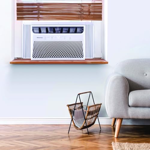 Hisense 12000 BTU Window Air Conditioner Unit, WiFi Smart App Control, Energy Efficient Quiet Cooling for Large Room, Living Bedroom Home, Mounted AC Remote Control 550 Sq. Ft. by Hisense - Used condition - Image 2