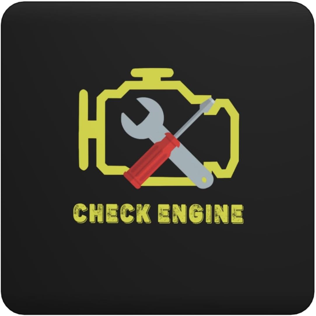 Check Engine Light Mechanic Auto Repair Magnetic Refrigerator Magnet Fridge Sticker Magnets for Kitchen Office Home Decorative