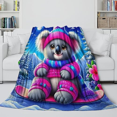 Couverture lit microfibre koala douce haute densité 150x200 - 5