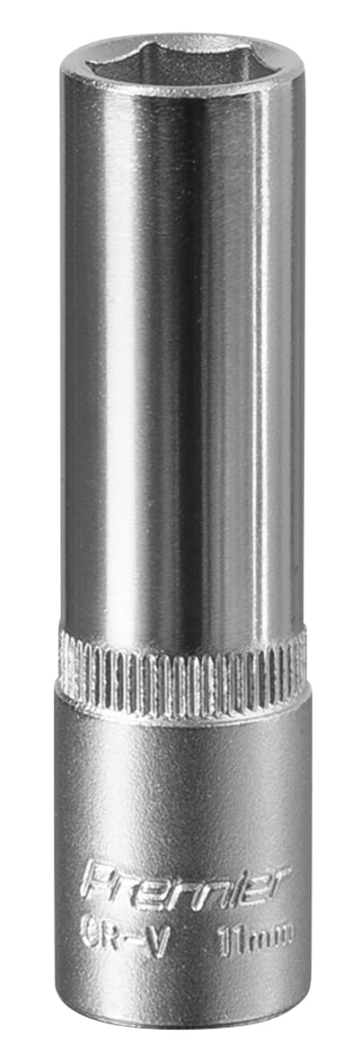 Sealey S3811D Premier Deep Socket 3/8""Sq Drive 11mm