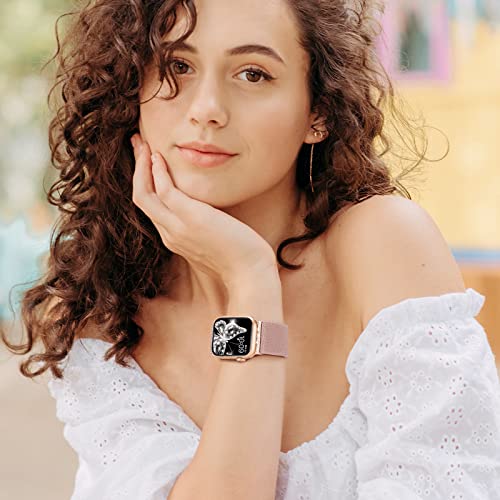 Image of 4 Pack Stretchy Solo Loop Compatible with Apple Watch Bands 38mm 40mm 41mm 42mm 44mm 45mm 46mm 49mm Women Men, Sport Nylon Elastic Straps Wristbands for iWatch Series 11 10 9 8 7 6 5 4 11 Ultra /SE 3 2