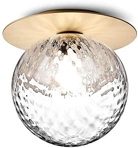 Lámpara de techo de globo de vidrio para crear un ambiente acogedor en tu sala de estar