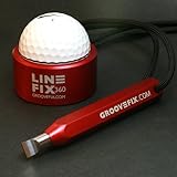 Einfach ziehen gerade und saubere 360°Linien auf Golfball