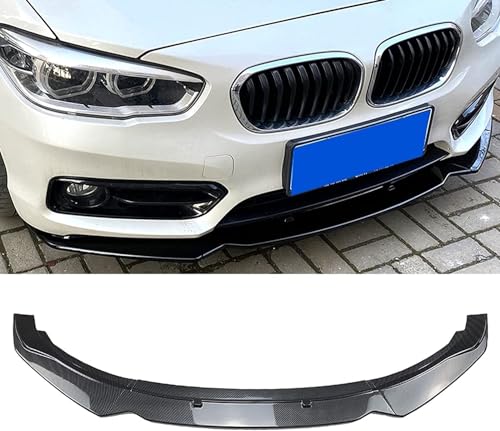 Becquets avant pour BMW Série 1 F20 F21 look carbone lèvre anti-collision