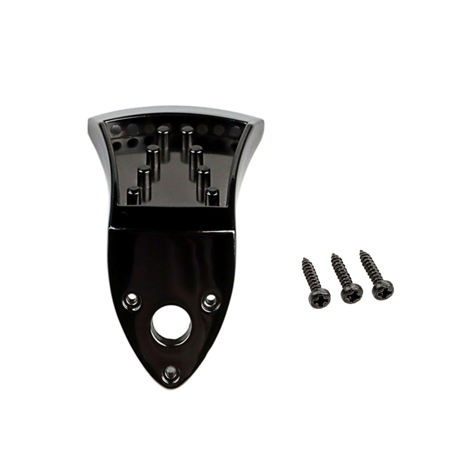 8 Saiten Mandoline Saitenhalter Metall Dreieckig Mandoline Saitenhalter mit Montagezubehör Musikinstrument-Zubehör