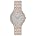 Crystal Quartz Rose Gold-Tone Stainless Steel Bracelet Crystal