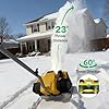 Brushless Snow Shovel Compatible with Dewalt 20V Max Battery(Tool Only), 12” Cordless Snow Blower Electric Power Snow Thrower, w/LED Light, Adjustable Direction, for Driveway Walkways Snow Removal #3
