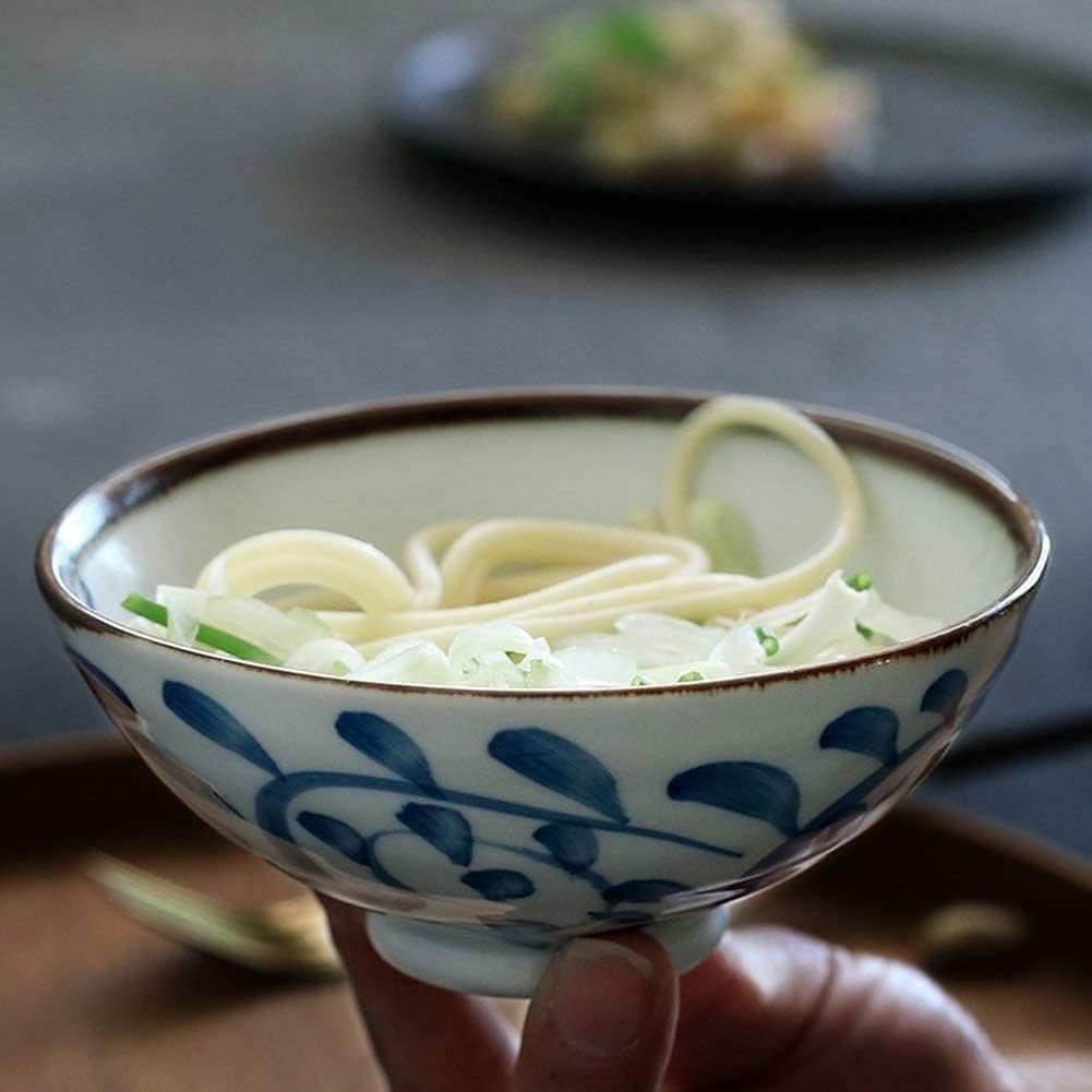Miska na płatki, miski do zupy, miski ramen, porcelanowe miski na ryż miski na płatki, ceramiczne miski do zupy ceramiczne miski zupa/płatki śniadaniowe/sałatka/ramen/miska na owoce - 12,9