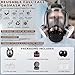 Full Face Respirator Gas Mask - Reusable Gas Masks Survival Nuclear and Chemical with 40mm& P-A-1 Activated Carbon Filter Against Gases/Dust/Vapors/Fume for Chemicals, Spray Paint, Industry, Sanding