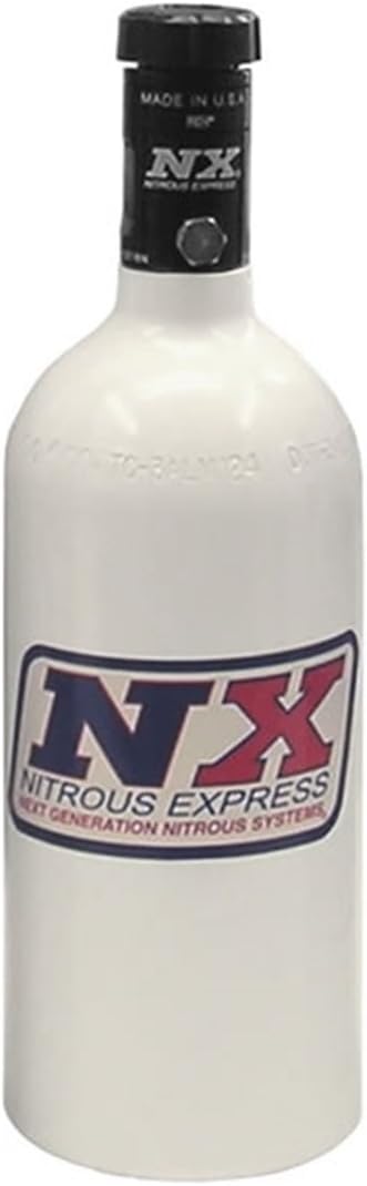 Nitrous Express 11010 Nitrous Bottle with Motorcycle Valve - 1 lbs.