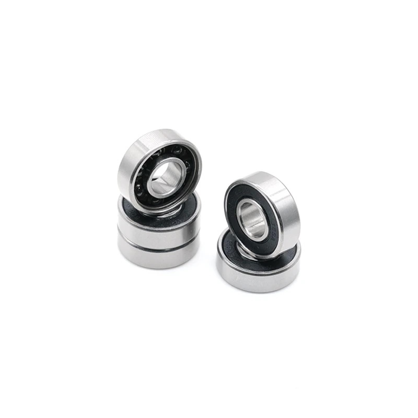 Rodamiento de bolas de cerámica híbrido de acero inoxidable 440c S609-2RS, 9 x 24 x 7 mm, 609 S609-2RS, 2 unidades