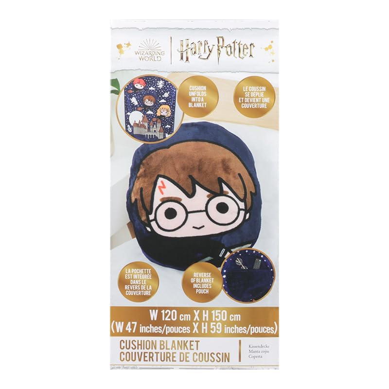 Couverture Harry Potter 2 en 1 ultra douce : couvre-lit convertible et moelleux - 6