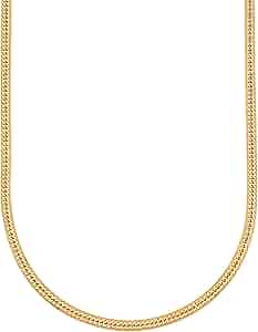 18金 Amazon | [フェアリーカレット] 18金ネックレス K18 8面T喜平