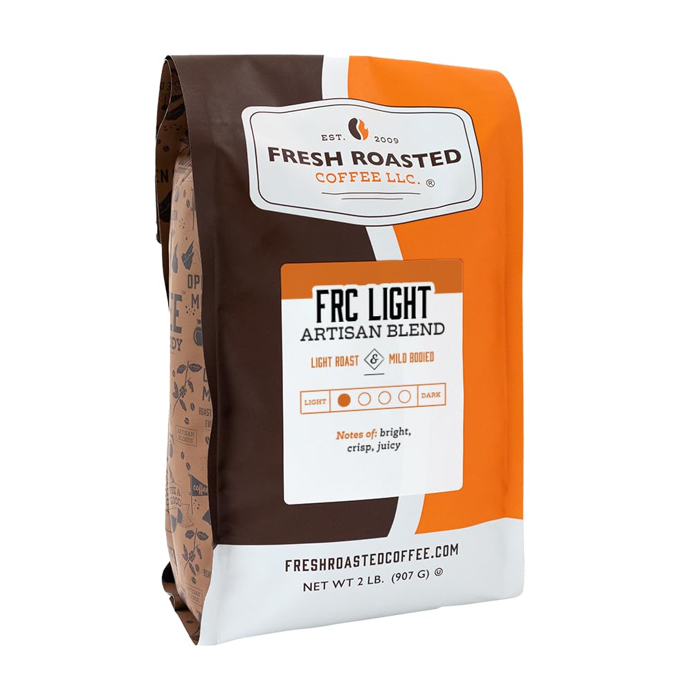 Fresh Roasted Coffee Light Roast Blend, 2 lb (32 oz) Whole Bean
