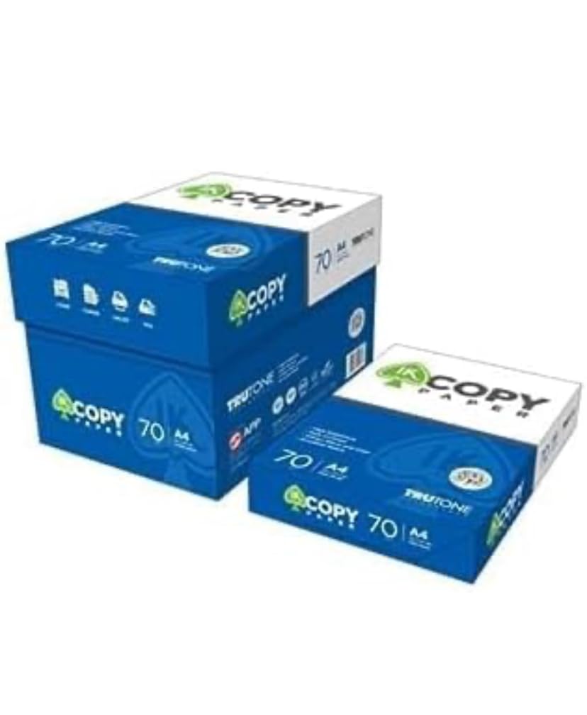 Sponsored Ad - IK Copier Paper 70 GSM A4 Size White Paper For Laserjet Fax, Machine, Inkjet Printer (PACK OF 5) (2500 SHEETS)