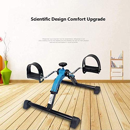 Image of Pedal Exercisers Foldable Pedal Trainer Exercise Bike Fitness Gear arm and Leg Trainer Training Device Mini Bike Exerciser Bike Pedal Exerciser Fitness Leg Cardio Training