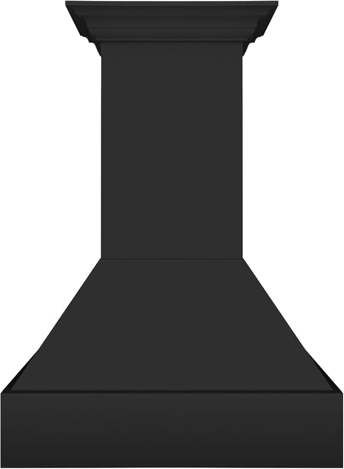 ZLINE 30 in. Wooden Wall Mount Range Hood in Rustic Black Finish (355CC-30)