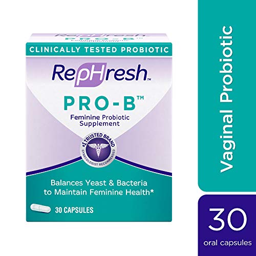 RepHresh Pro B Probiotic Supplement for Women, 30 Oral Capsules