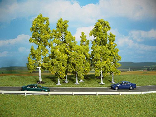 Heki 1322 bouleaux multicolores de 18 cm pour paysages et réseaux de train