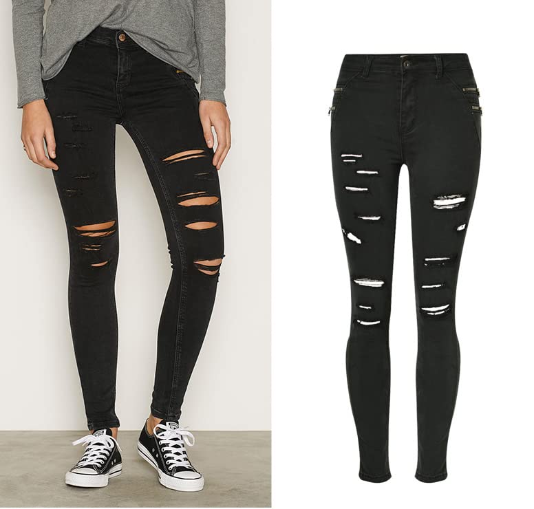 Women's High Waist Slim Stretch Jeans Variety of Choices3