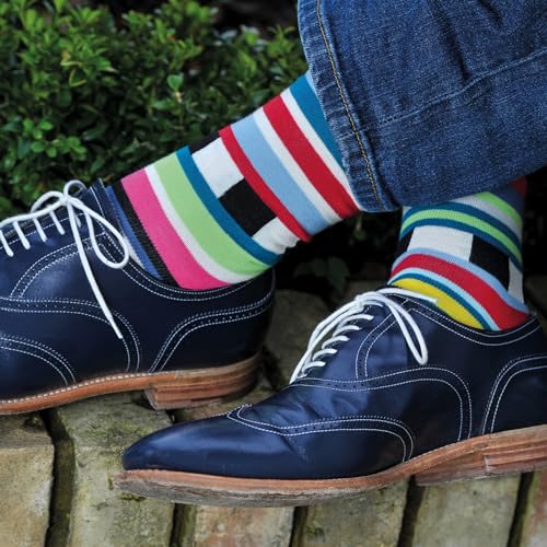 Carton 6 Multicolored Oddsocks - Swanky2