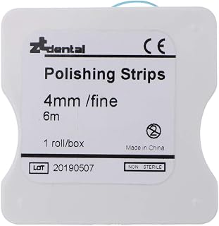 Milisten Dental Polishing Strips Teeth Abrasive Finishing Strips Grinding Whitening Sanding Teeth Surface Supplies for Dentistry (Blue)