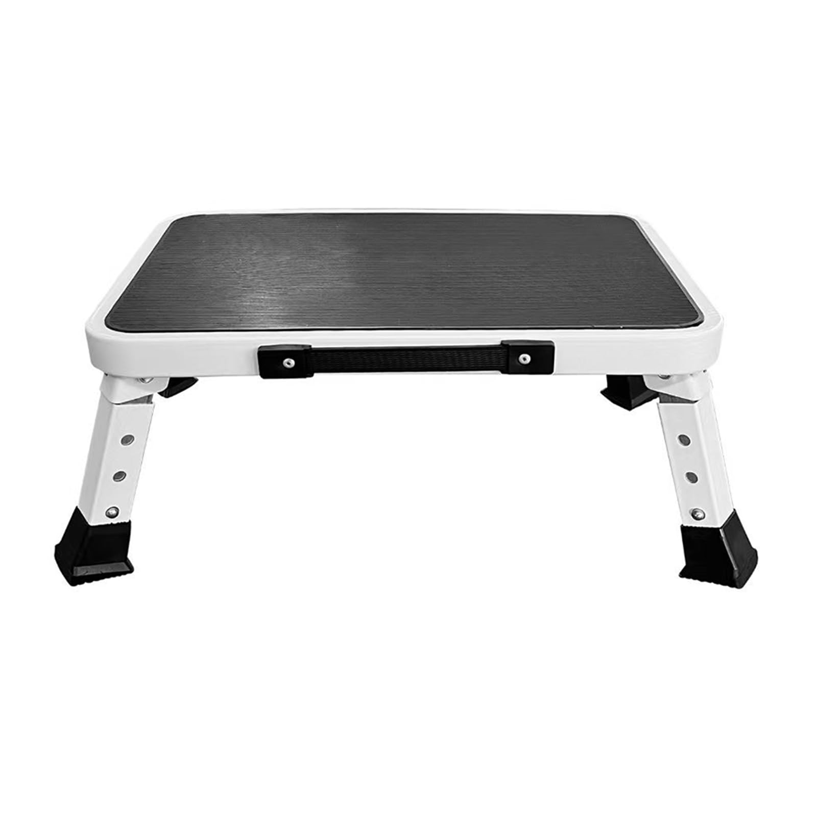 1 Step Foldable Lightweight Step Stool with Wide Pedal Collapsible Folding Step Stool Ladder Stool Sturdy Steel Ladder for Household Garage Storage