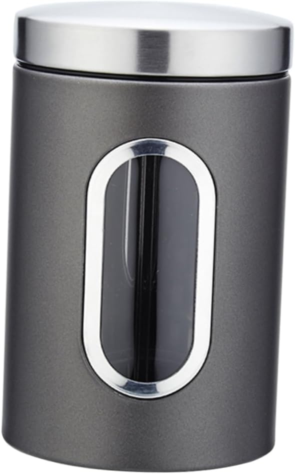 Zerodeko 3pcs Stainless Steel Food Storage Jar Sealed Can Airtight Container for Travel