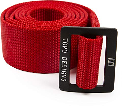 Topo Designs Web Belt - Red