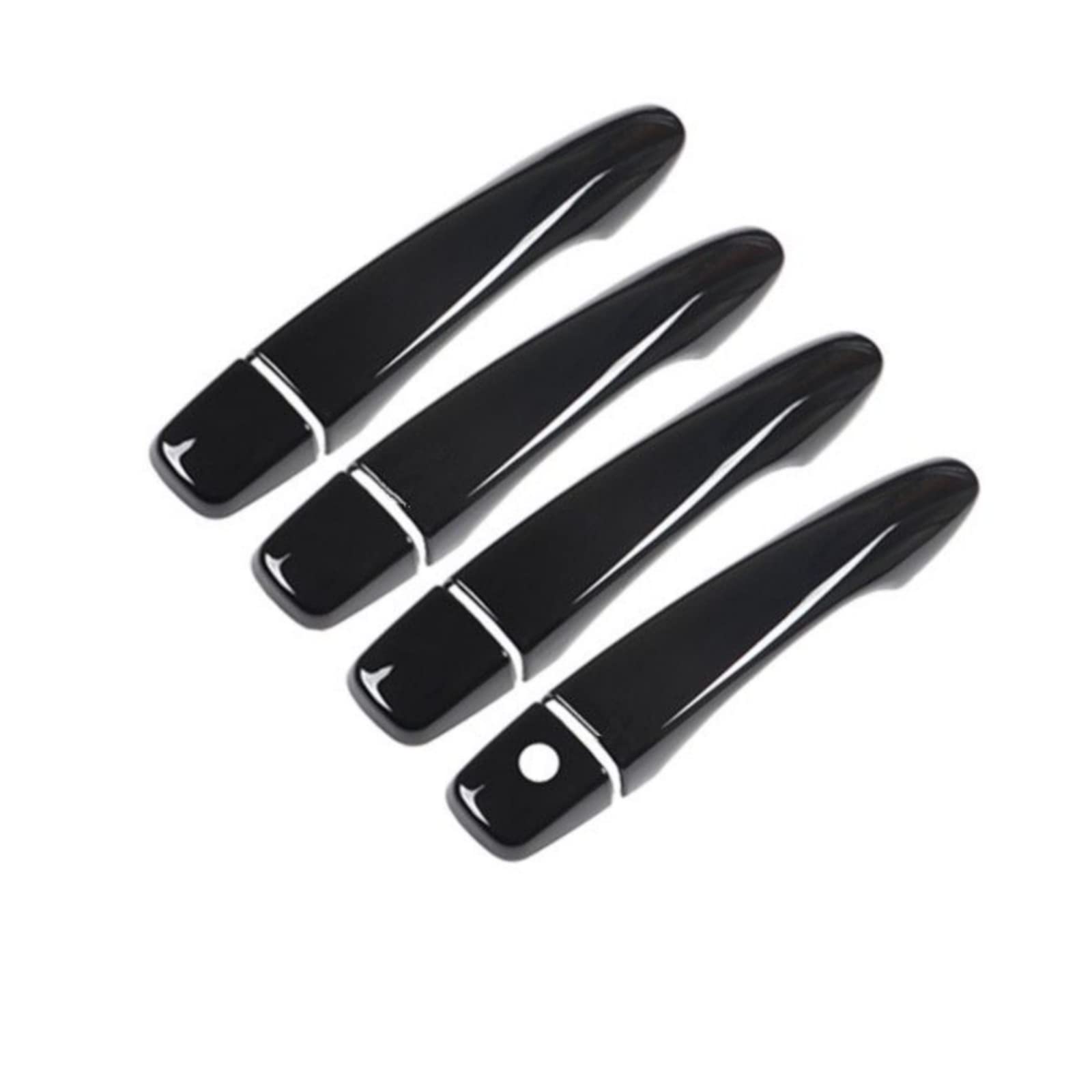 Couvre poignée de porte Nissan Micra chrome noir finition premium